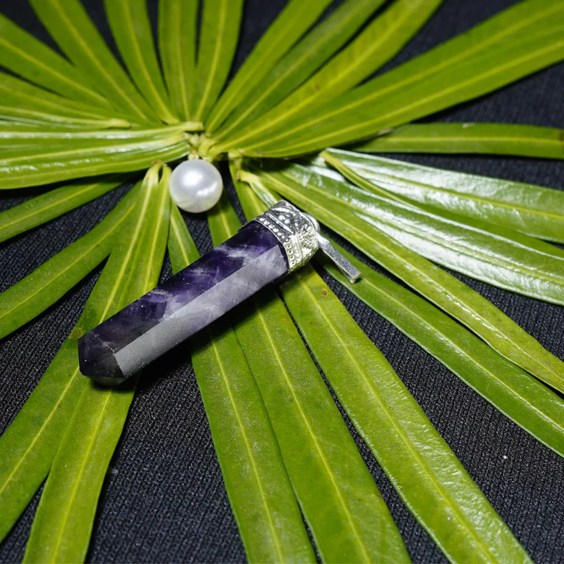 Hand-selected amethyst pendant