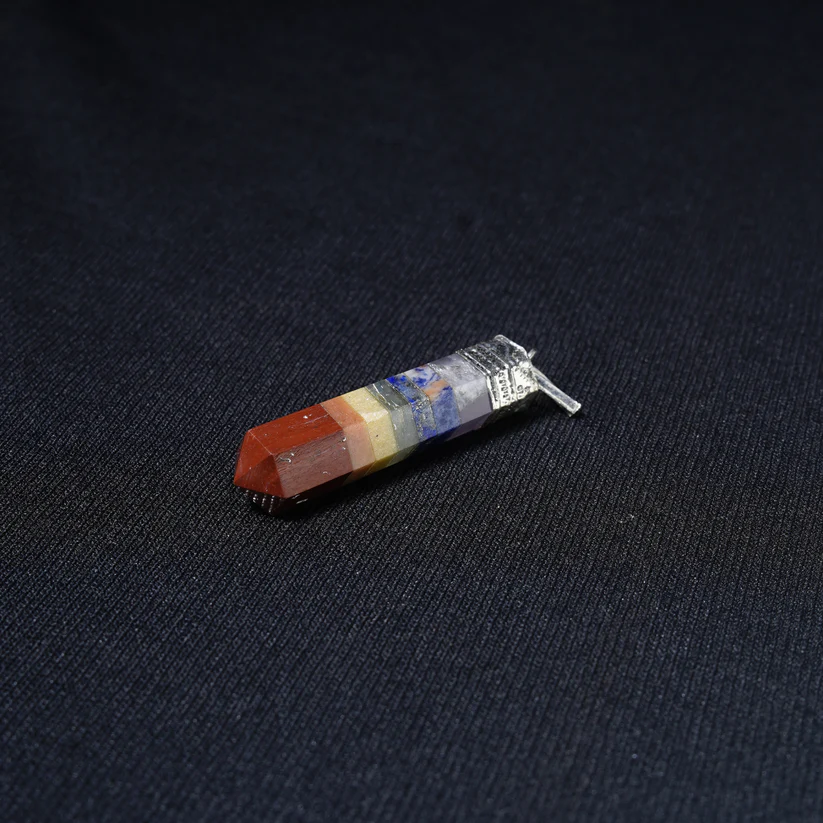 Seven Chakra Pencil Pendant