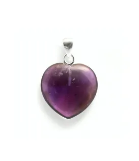 Amethyst Heart Shape Pendant