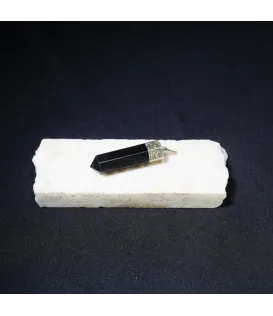 Black Tourmaline Pencil Pendant