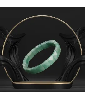 Green Aventurine Cubical Band