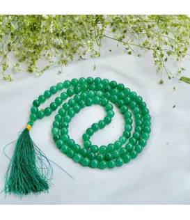 Green Aventurine Jaap Mala – 8MM • 108 Beads