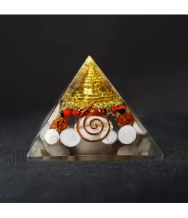 Laxmi Yantra Orgonite Pyramid( 3x3)