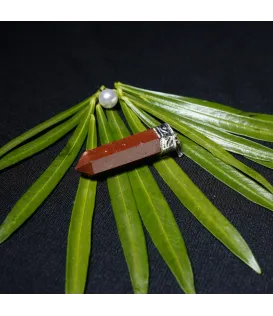 Red Jasper Pencil Pendant