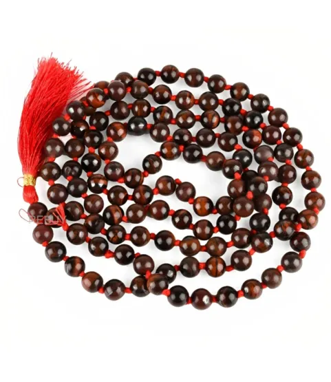 Red Onyx Jaap Mala – 8MM • 108 Beads
