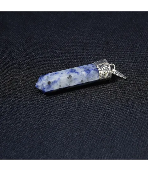 Sodalite Pencil Pendant