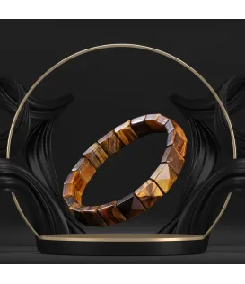 Tiger Eye Cubical Band