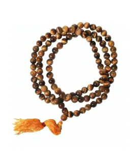 Tiger Eye Jaap Mala – 8MM • 108 Beads
