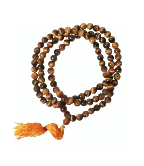 Tiger Eye Jaap Mala – 8MM • 108 Beads